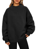 Women's Oversized TurtleneckSweatshirt Long Sleeve Pullover s Freshness
