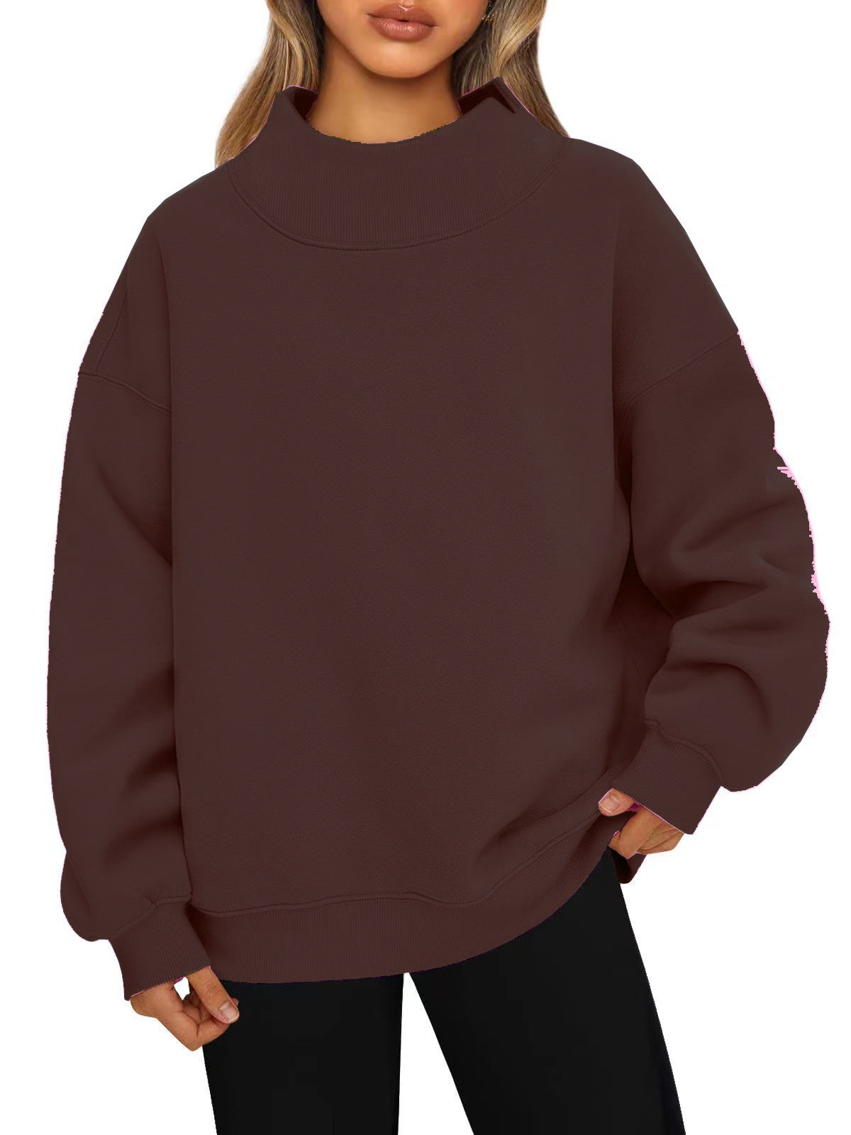 Women's Oversized TurtleneckSweatshirt Long Sleeve Pullover s Freshness