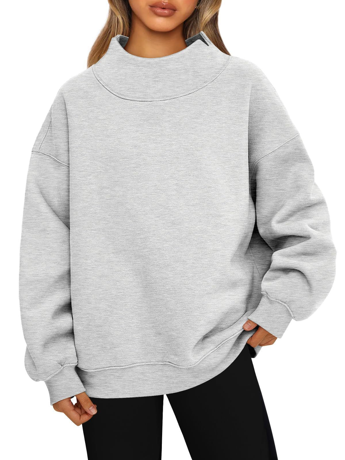 Women's Oversized TurtleneckSweatshirt Long Sleeve Pullover s Freshness