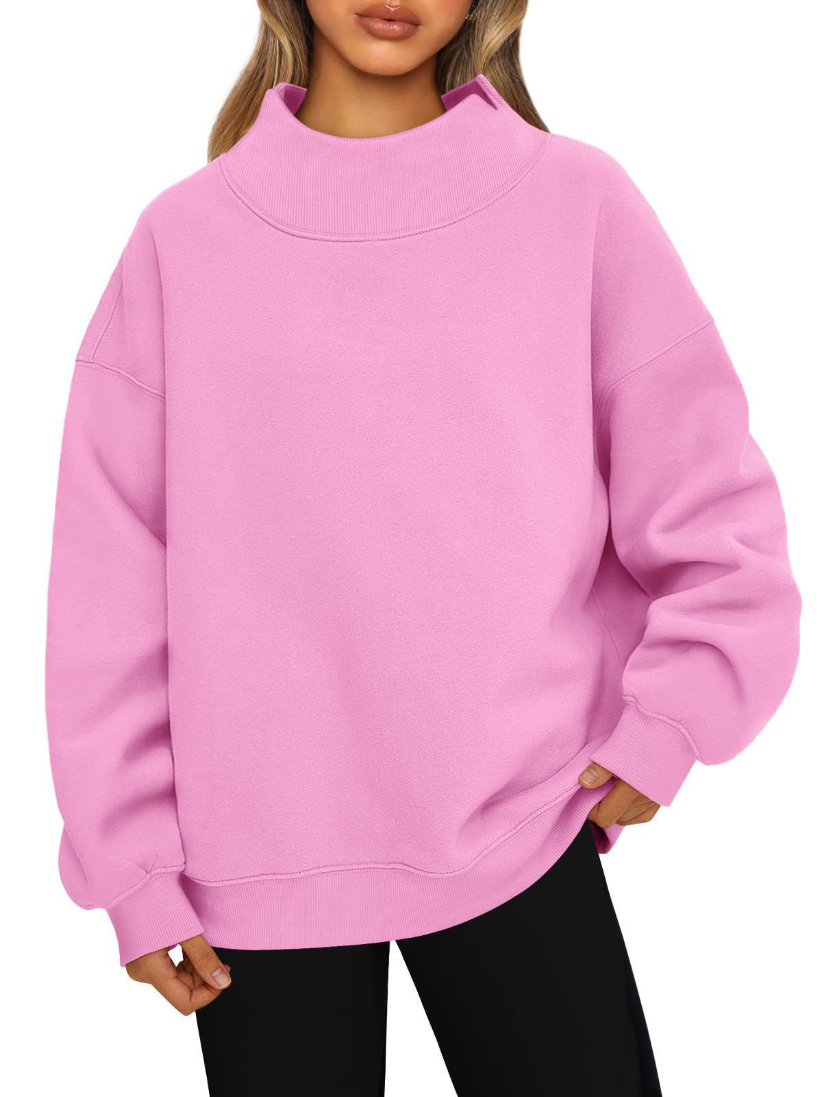 Women's Oversized TurtleneckSweatshirt Long Sleeve Pullover s Freshness